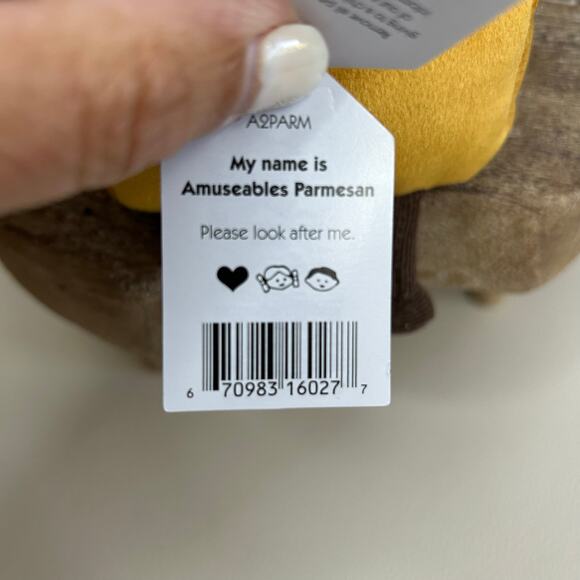 Jellycat Parmesan Cheese FAST SHIP NeW Jellycat Amuseables - Picture 6 of 7